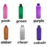 (72 ct) 2 oz. Multi Color Semi-Translucent Round Bottle w/ Black Fine Mist Sprayer