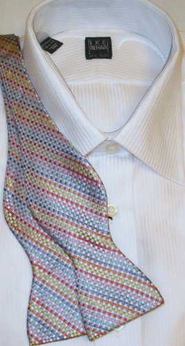 Bow Tie Gray Tweed Freestyle Silk - Free Worldwide Ship!
