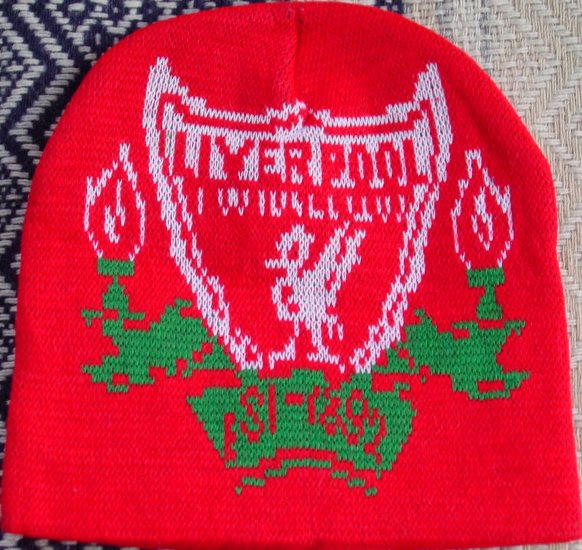 LIVERPOOL FC BEANIE/SKULL CAP SOCCER BRONX CAP WE SHIP USPS