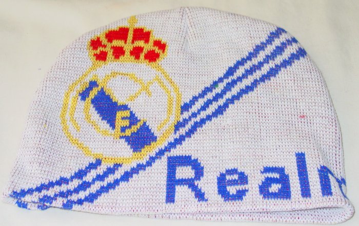 REAL MADRID CF BEANIE/SKULL CAP SOCCER BRONX CAP WE SHIP USPS