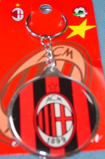 AC MILAN KEYCHAIN SOCCER KEYRING- WE SHIP USPS #ARLGP