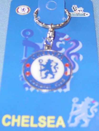CHELSEA FC KEYCHAIN SOCCER KEYRING- WE SHIP USPS #ARMDP