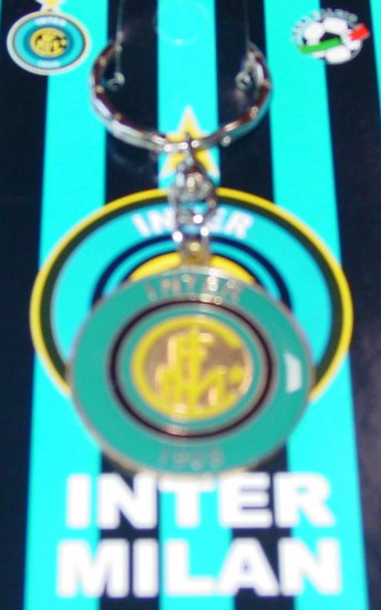 INTER MILAN KEYCHAIN SOCCER KEYRING- WE SHIP USPS #ARMDP