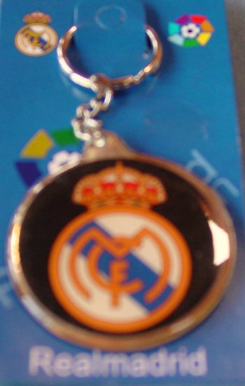 REAL MADRID CF KEYCHAIN SOCCER KEYRING- WE SHIP USPS #ARLGP
