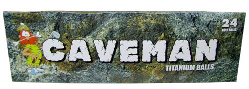 NITRO RBG.COM CAVEMAN TITANIUM GOLF BALLS 2-DOZEN