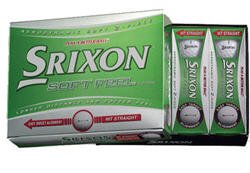 3-PACK NEW SRIXON SOFTFEEL SOFT FEEL GOLF BALLS DOZENS