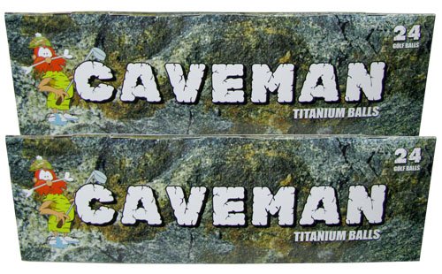 NITRO RBG.COM CAVEMAN TITANIUM GOLF BALLS 4-DOZEN
