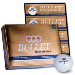 3-DOZEN NEW BULLET GOLF TOUR CALIBER GOLF BALLS