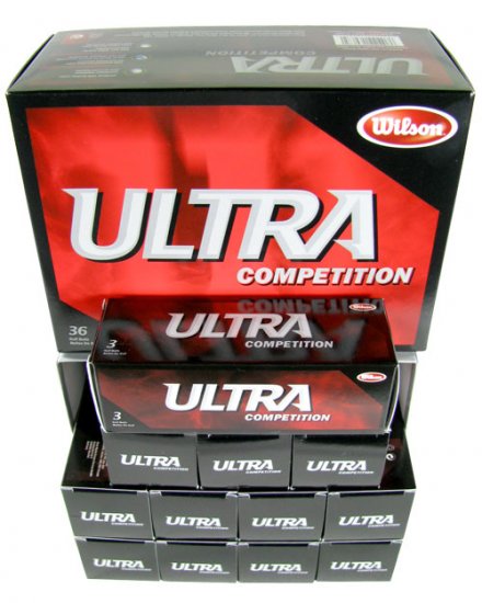 3 DOZEN NEW WILSON ULTRA COMPETITION GOLF BALLS 36-BALL