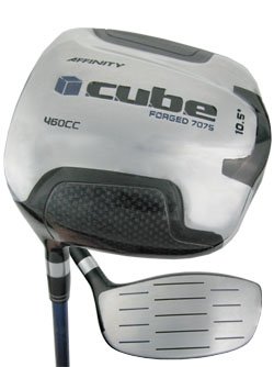 NEW AFFINITY GOLF 460cc LH CUBE SQUARE DRIVER 10.5° REG
