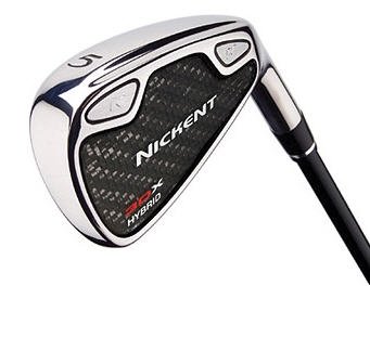 NICKENT GOLF- 3DX HYBRID IRONS 3-PW GRAPHITE STIFF