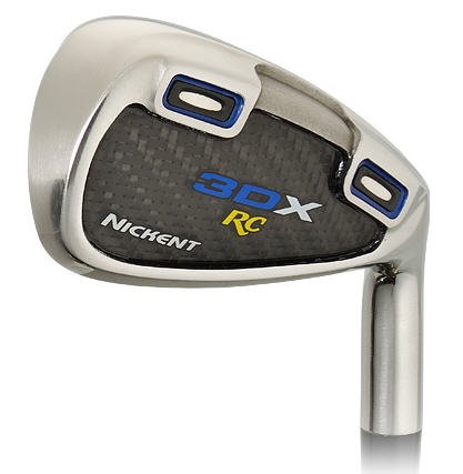 NICKENT GOLF- 3DX RC HYBRID #3/#4, 5-PW IRONS GR/ST STF