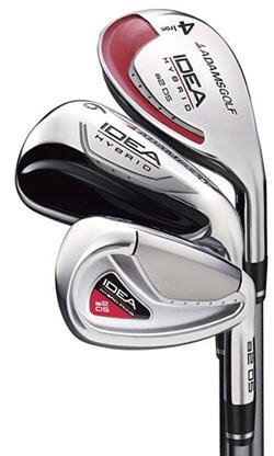 ADAMS GOLF TIGHT LIES IDEA A2 OS HYBRID IRONS STEEL REG