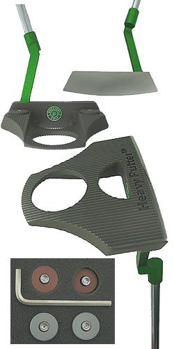 NEW HEAVY PUTTER GOLF MATTE B2 35" PUTTER W/ WEIGHT KIT