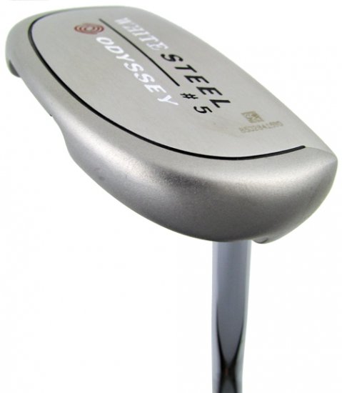 NEW ODYSSEY GOLF WHITE STEEL ROSSIE 35" PUTTER