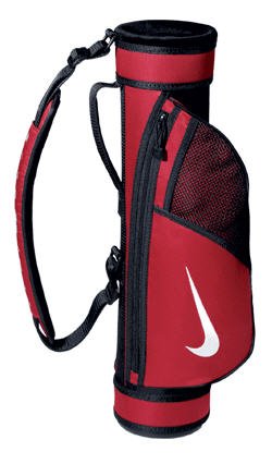 NEW NIKE GOLF PAR RED JUNIOR QUIVER CARRY BAG 22" TALL