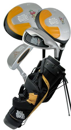 NEW ROCKBOTTOMGOLF.COM JUNIOR CAVEMAN SET BAG AGE 10-14
