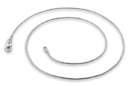 Solid .925 Sterling Silver 18" Snake Chain
