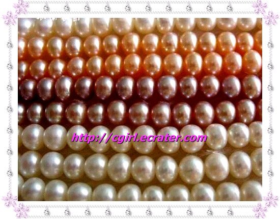 GENUINE PINK OR WHITE FRESHWATER PEARL NECKLACE!