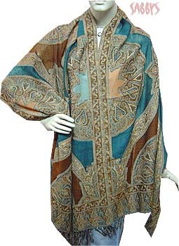 Pure Woollen Cut Jamavar stole