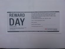 8 Avis Free Car Rental Day Certificate Voucher Coupon