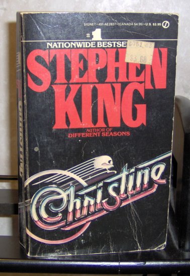 Christine by Stephen King First Printing Paperback Novel