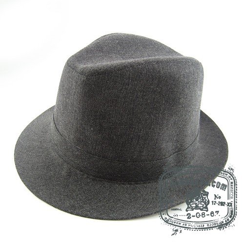 Unisex Man Woman Newsboy Speical Style Dary Grey Fedora Skull Hat NWT
