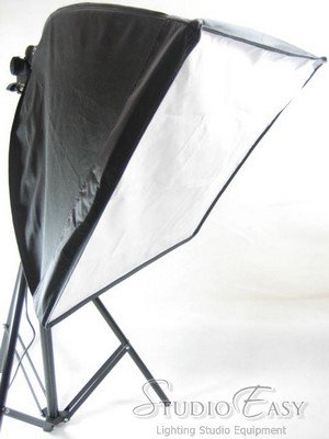 2 in 1 40cm Studio Lighting Softbox with Power Socket