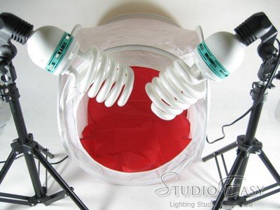Photo Studio Lighting adaptor + softbox kit set