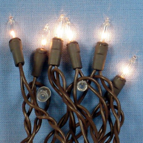 20 Bulb String Lights - Brown cord