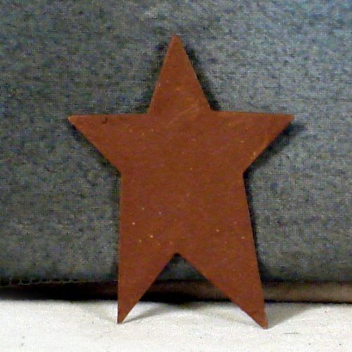 12 --- 4" Primitive Rusty Tin STARS -Craft Supplies