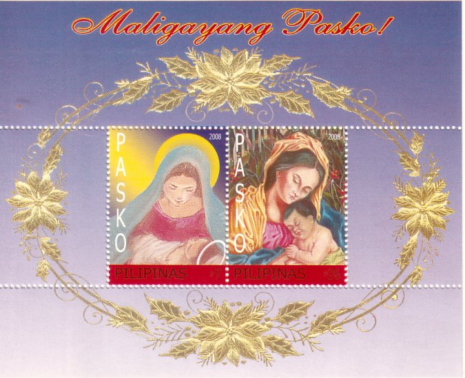 Philippine Christmas 2008 Madonna and Child S/S