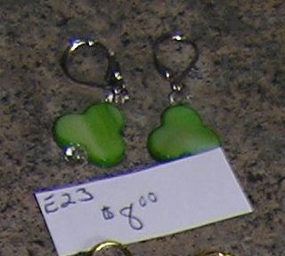 E23 - Earrings - Lucky Charm Clover Earrings
