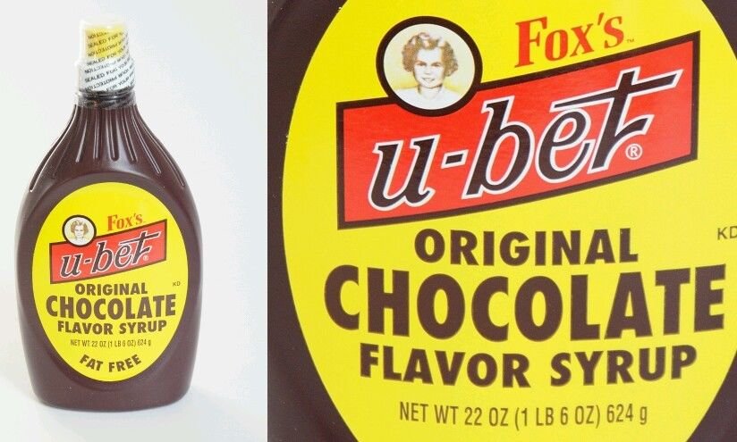 Fox's U-Bet Chocolate Syrup The Original Brooklyn Egg Cream Syrup REAL SUGAR