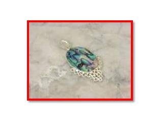 Abalone shell in .925 silver