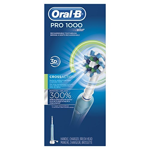 NEW! Oral-B PRO 1000 Electric Rechargeable Power Toothbrush Powered by Braun