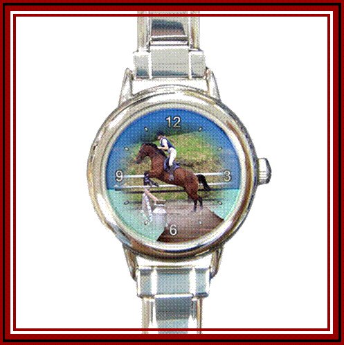 Personalised Italian Charm Watch - Round Face