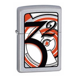 Zippo Lighter 21010 Deco 1932 Chrome 2006