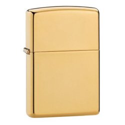 ZIPPO 250G HIGH POLISH GOLD WINDPROOF LIGHTER