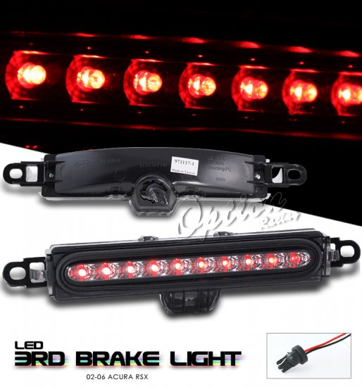 Option: 02-04 Acura RSX LED 3rd Brake Light (Smoked)