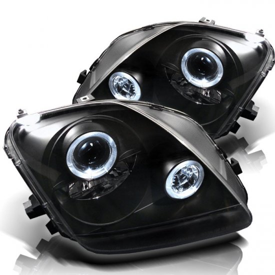 Spyder: 97-01 Honda Prelude, Projector Headlights (Black)