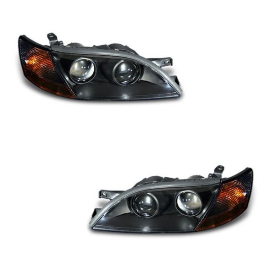92-96 Lexus ES300 Projector Headlights (Black)