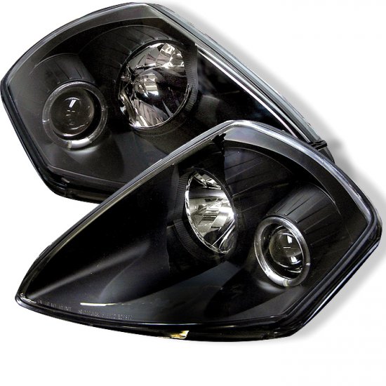Spyder: 00-05 Mitsubishi Eclipse Projector Headlights (Black)