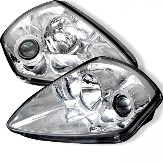 Spyder: 00-05 Mitsubishi Eclipse Projector Headlights (Chrome)