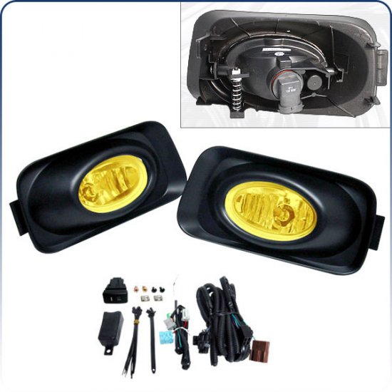03-06 Acura TSX, Fog Lights (Yellow)