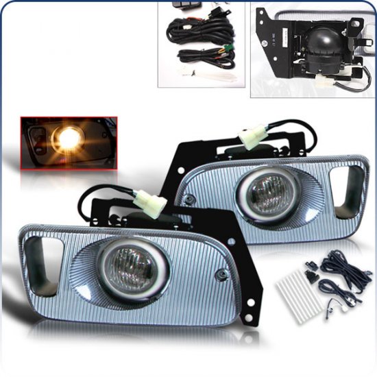 92-95 Honda Civic 2Dr / 3Dr, Fog Lights (Clear)