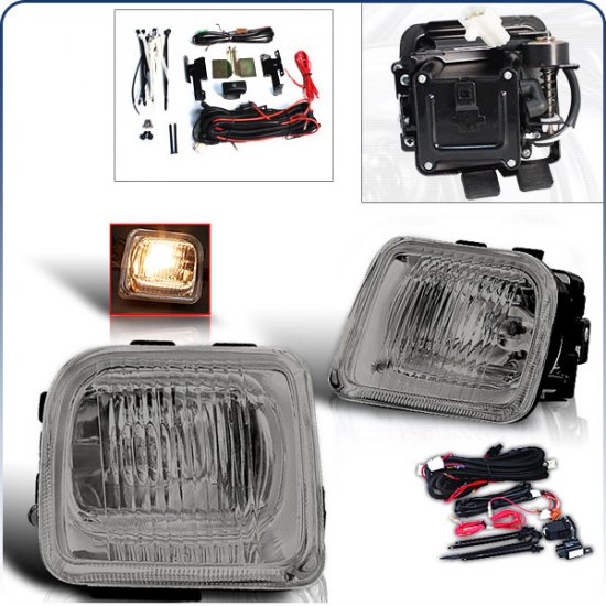 96-98 Honda Civic, Fog Lights (Smoked)