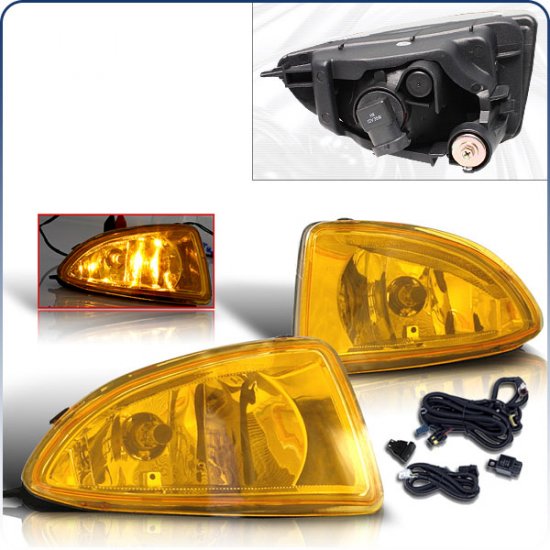 04-05 Honda Civic, Fog Lights (Yellow)