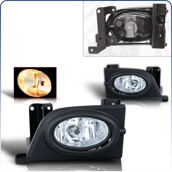 06-09 Honda Civic 4Dr, Fog Lights (Clear)