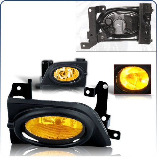 06-09 Honda Civic 4Dr, Fog Lights (Yellow)